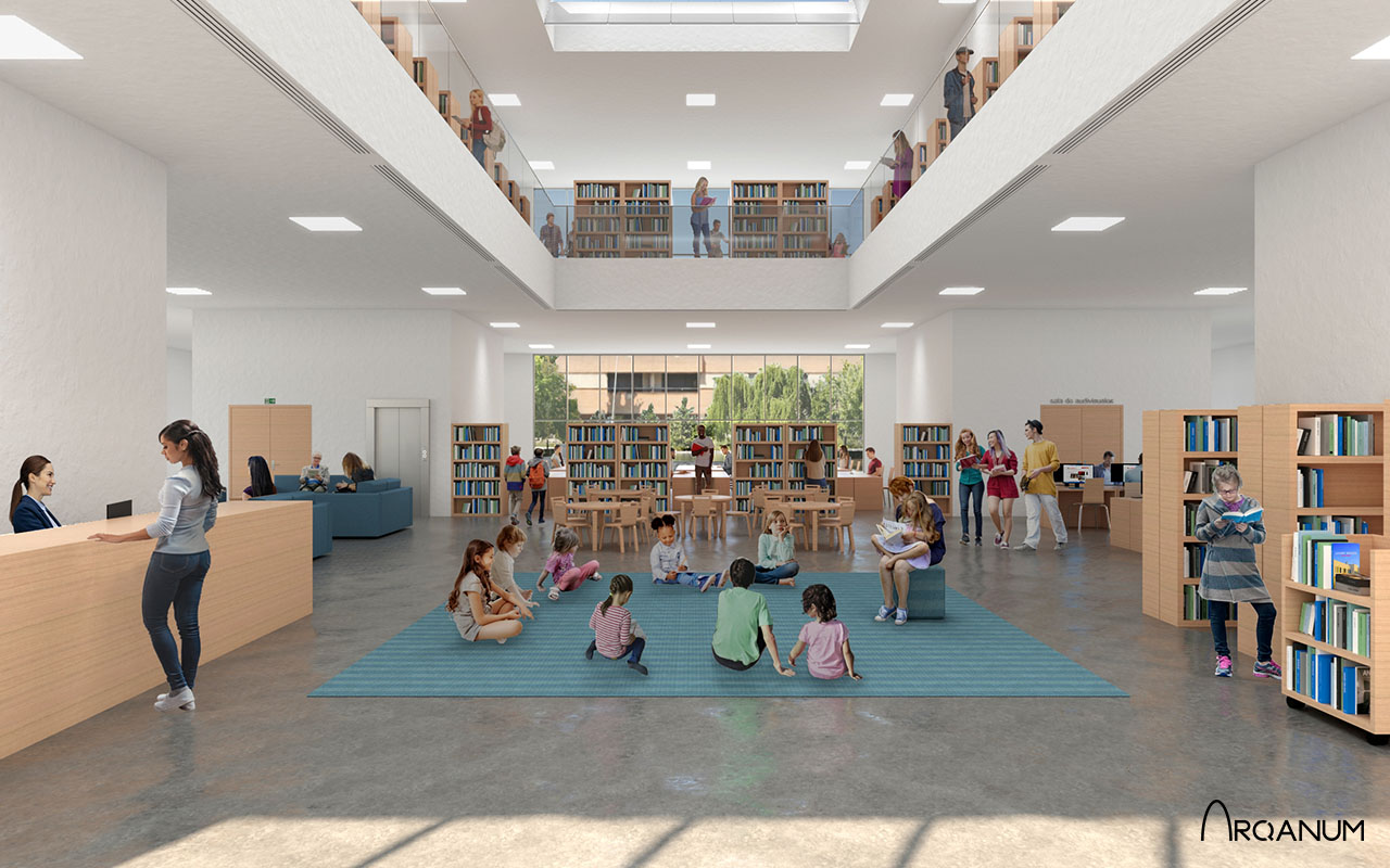 Biblioteca de Las Tablas interior